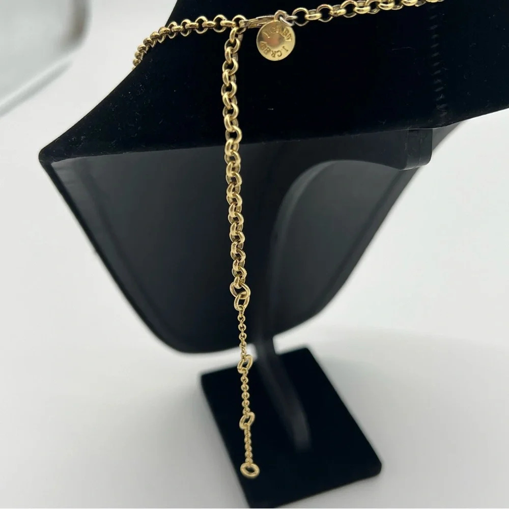 J. Crew Large Elegant Black Statement Necklace - image 3